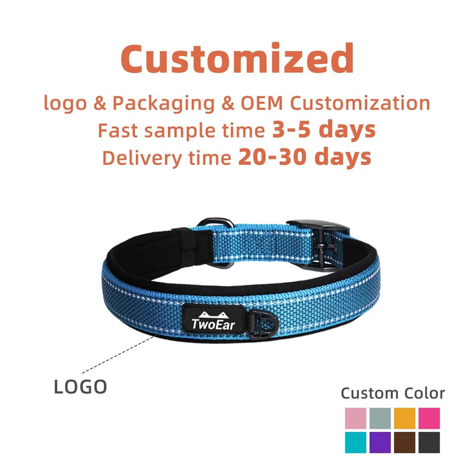 Neoprene Padded Dog Collar factory